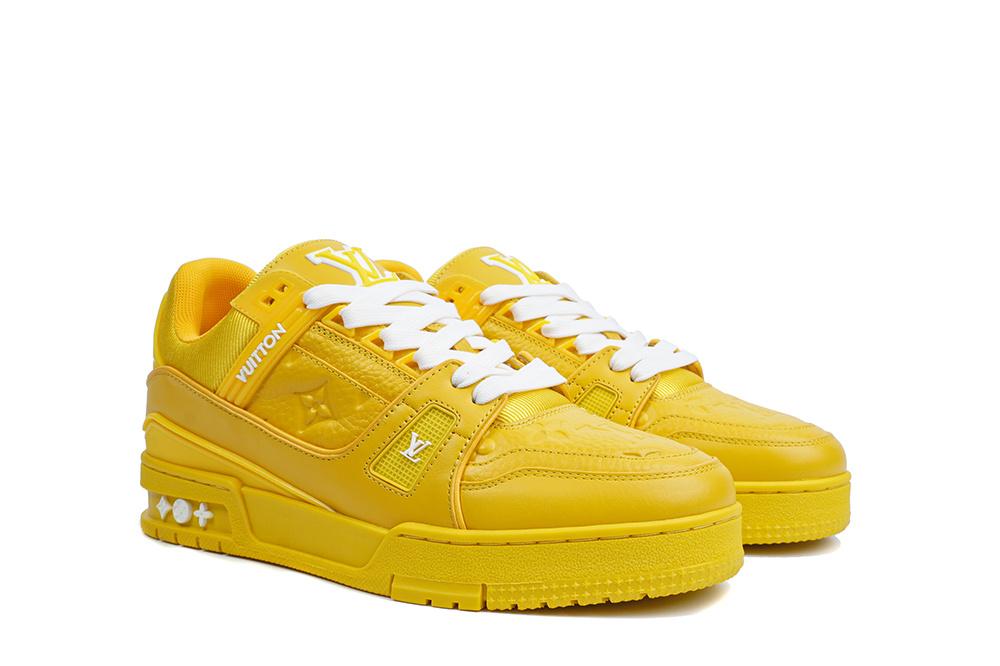 PK god Louis Vuitton LV Trainer ALL Yellow retail materials ready to ship